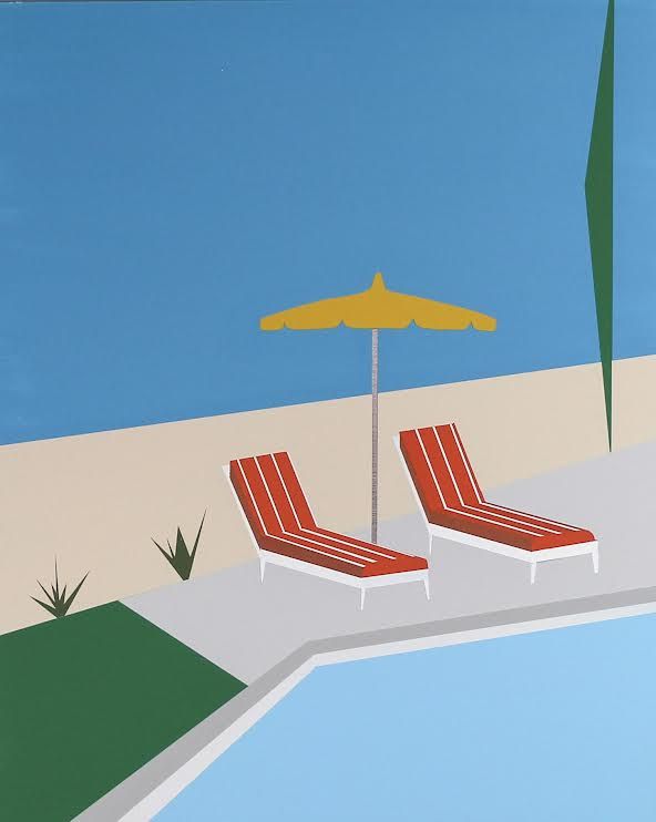 RELAX Kaline Carter acrylic and flashe vinyl paint on panel 20 x 16 in. RELAX Kaline Carter acrylic and flashe vinyl paint on panel 20 x 16 in.