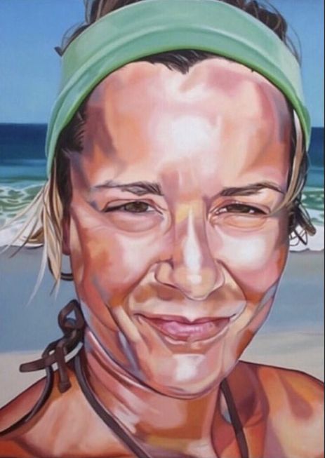 IVONA  Letty Nowak  oil on canvas  68 x 52 in.