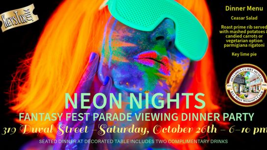 FANTASY FEST TICKETS - Exclusive Neon Nights Parade Viewing at Hellings Curry Museum (Best of Key West)